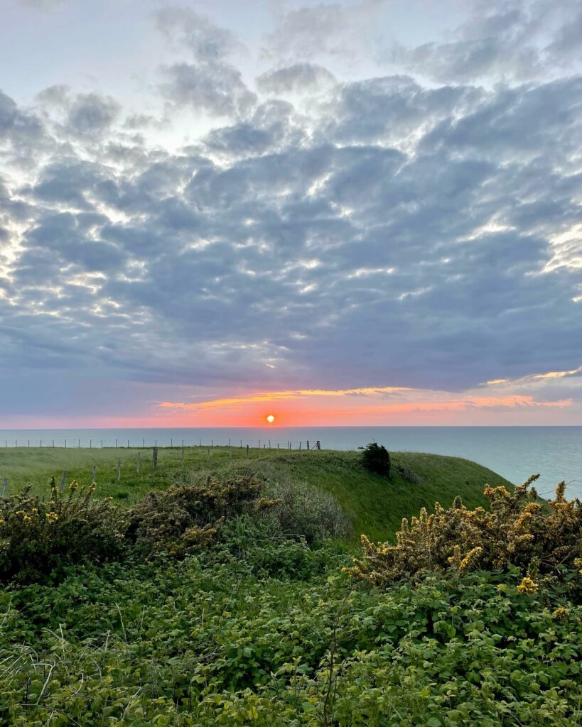 sotteville sur mer sonnenuntergang normandie reiseuhu