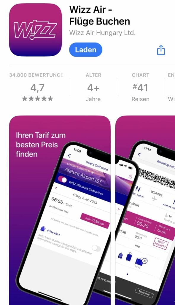 Wizz Air App