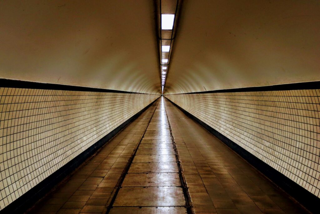 Belgien, Fußgängertunnel Sint-Annatunnel