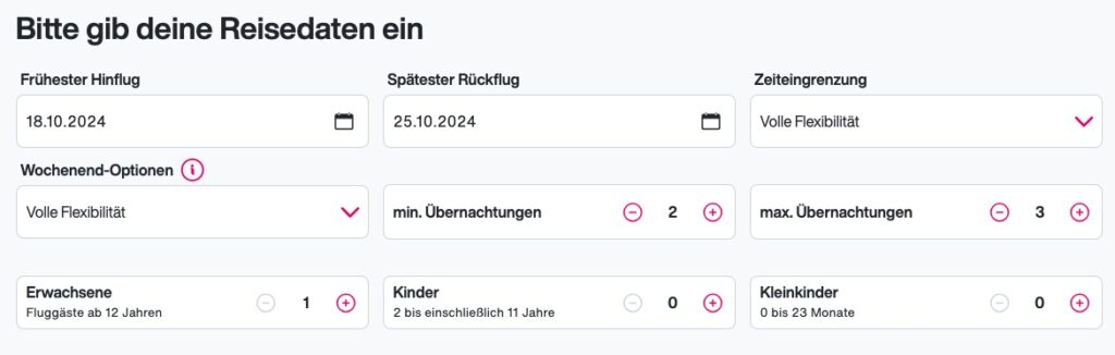 Blind Booking bei Eurowings