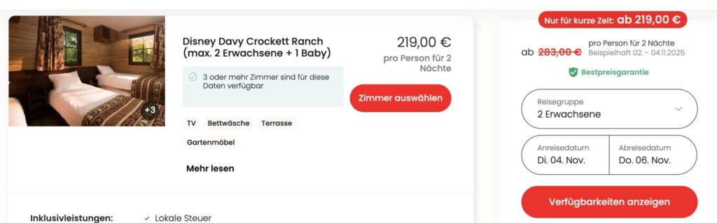 Disneyland® in Paris Special: Unterkunft, 3 x Eintritt & Extras ab 199€ p.P. (DZ)