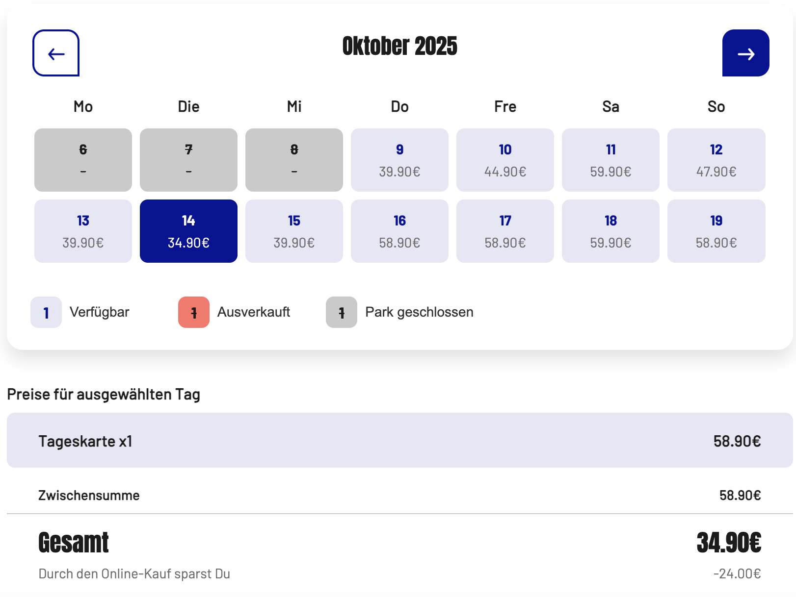 Halloween im Movie Park - Übernachtung & Eintritt ab 64€ p.P.