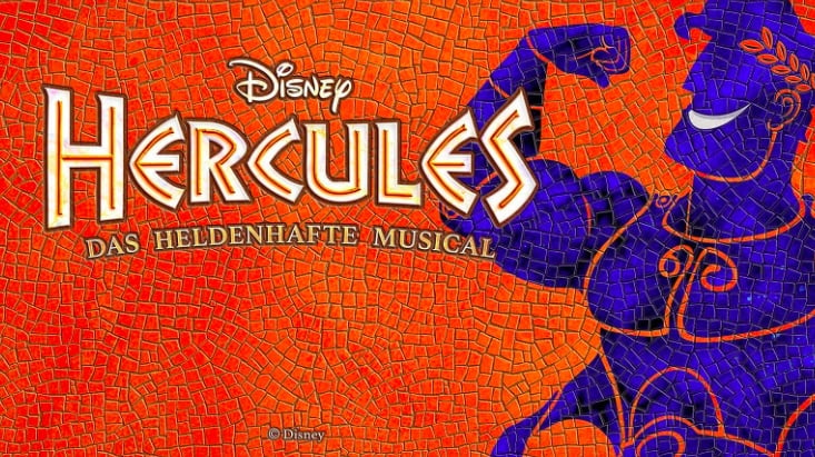 Hercules Musical: Ticket + Hotel ab 109€ p.P. (Ticketkategorie 2)