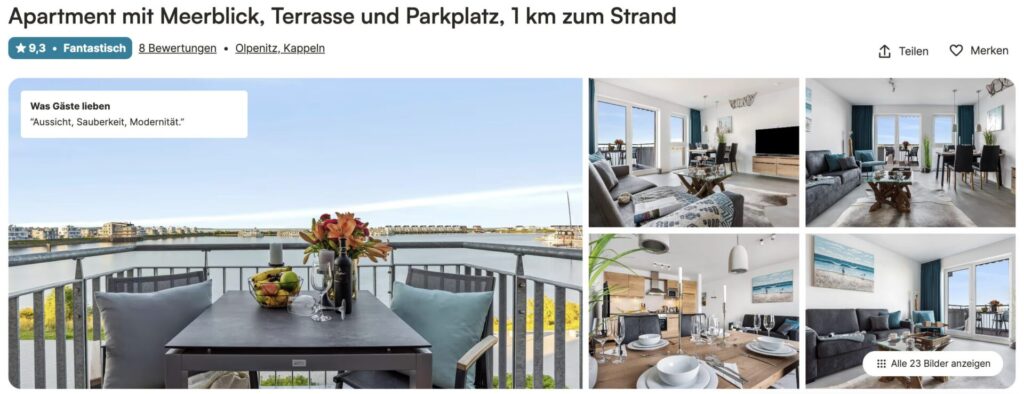 Silvester an der Ostsee: 3 Tage im Apartment inkl. Sauna & Kamin ab 120€ p.P. (bei 4 Leuten)