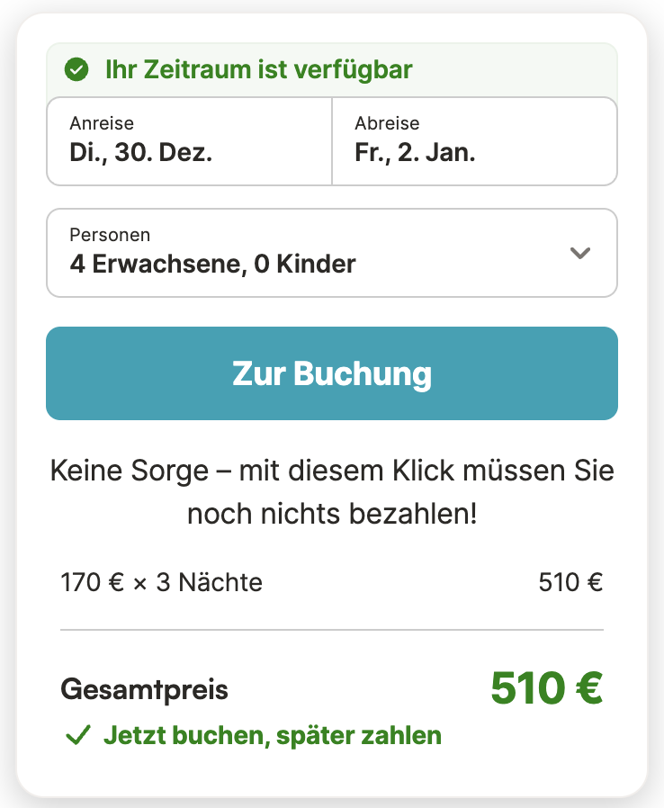 Silvester an der Ostsee: 3 Tage im Apartment inkl. Sauna & Kamin ab 120€ p.P. (bei 4 Leuten)