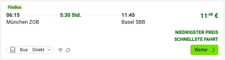 FlixTrain Tickets ab 2,98€ / Berlin Basel ab 10,98€