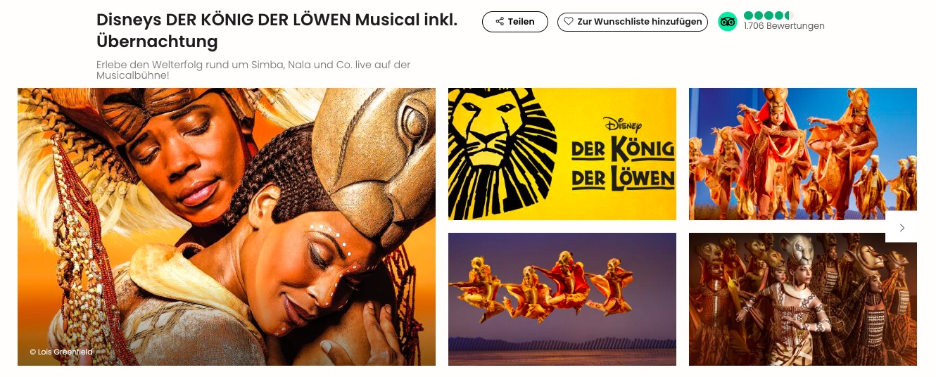 Konig Der Lowen Musical Gutschein