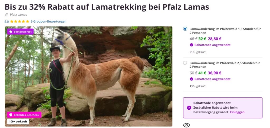 Lama Wanderung