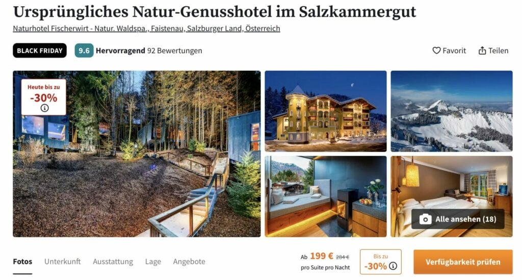 Luxuswellness in Österreich – 3 Tage im 4* Hotel mit Halbpension und Extras ab 199€ p.P.