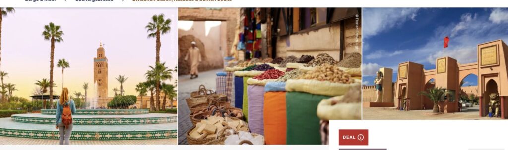 Marokko Rundreise – 6 Tage Marrakesch + Sahara Wüste mit Flügen, Hotels & Extras ab 499€ p.P.