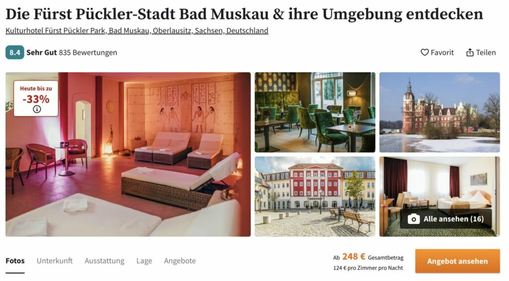 Rakotzbrücke in Sachsen – Übernachtung im 4* Hotel ab 67€ p.P.