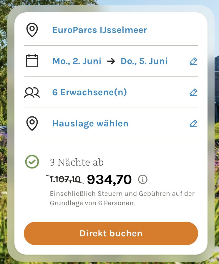 Wasservilla in Holland: 4 Tage mit Whirlpool ab 94€ p.P.