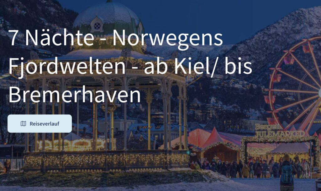 Nordeuropa Kreuzfahrt: 7 Tage, verschiedene Metropolen ab/bis Hamburg: 629€ p.P.