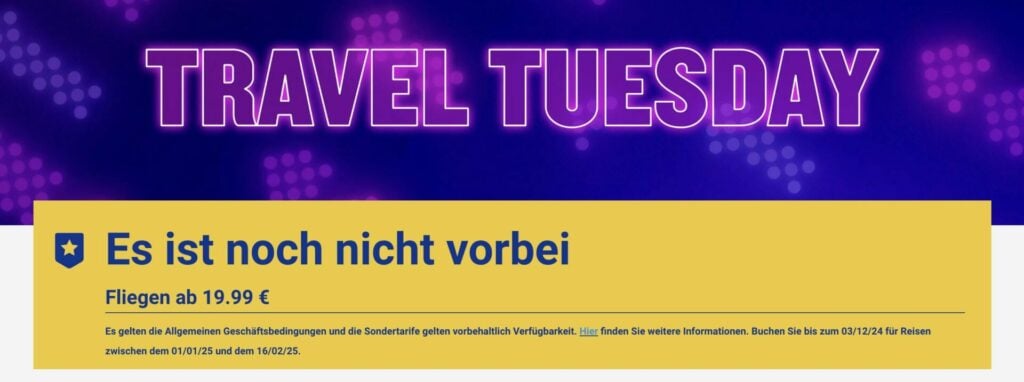 Sale bei Ryanair: Cyber Week/ Städtereisen: z.B. London ab 25€