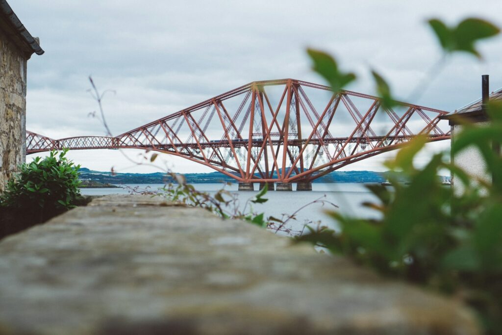 Schottland, Edinburgh, Brücke Forth Bridge, South Queensferry