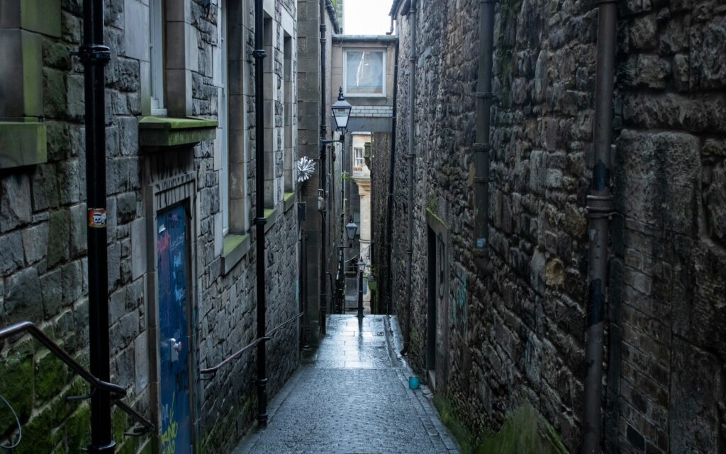 Schottland, Straße in der Royal Mile