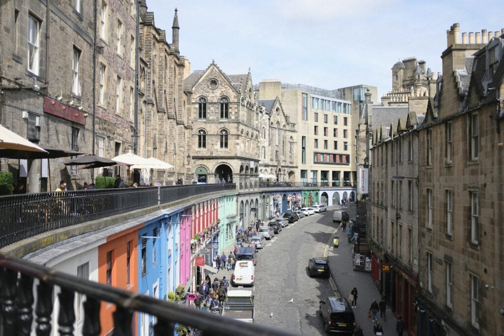 Schottland, Edinburgh, Straße Victoria Street