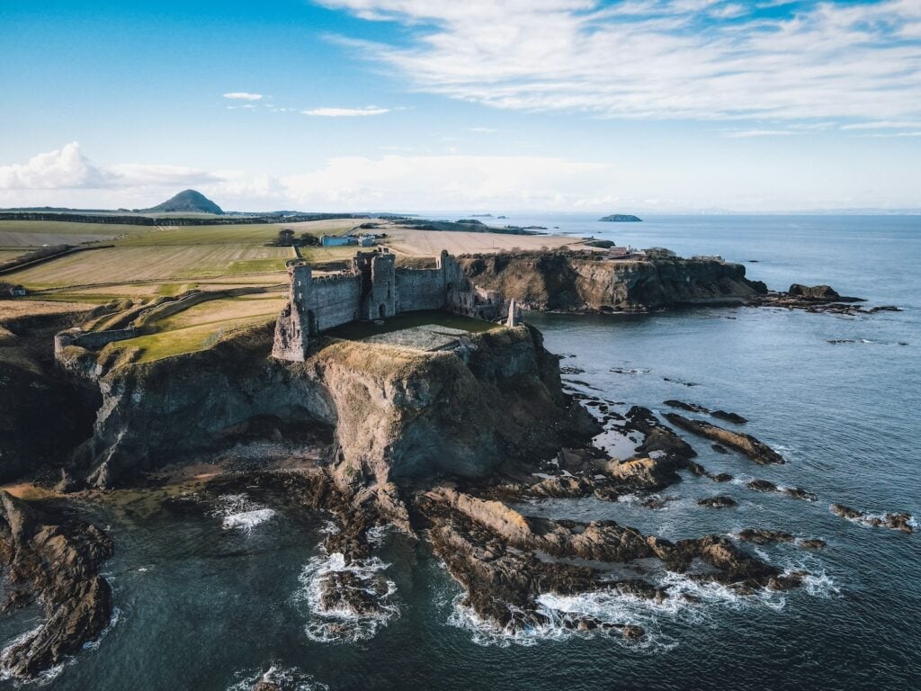 Schottland, Stadt North Berwick, Ruine Tantallon Castle