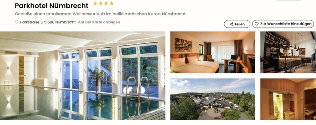 Wellness Auszeit in NRW: 3 Tage im 4* Hotel inkl. Frühstück, 1x Dinner & Extras ab 99€ p.P.