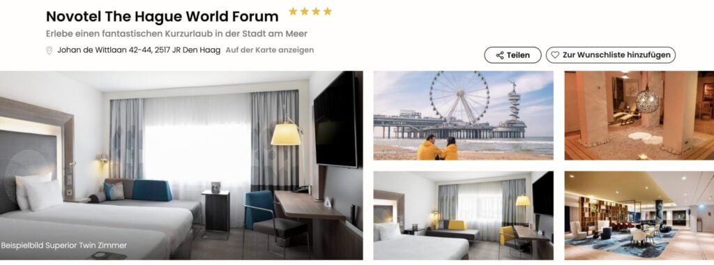 Den Haag Kurzurlaub: 5 Tage im Strandhaus ab 130€ p.P.