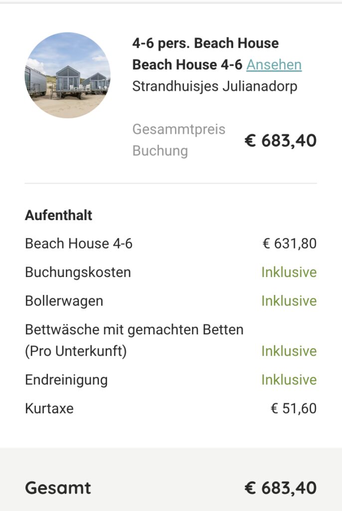 Holland Strandhaus: 5 Tage im Ferienhaus direkt am Strand ab 133€ p.P.