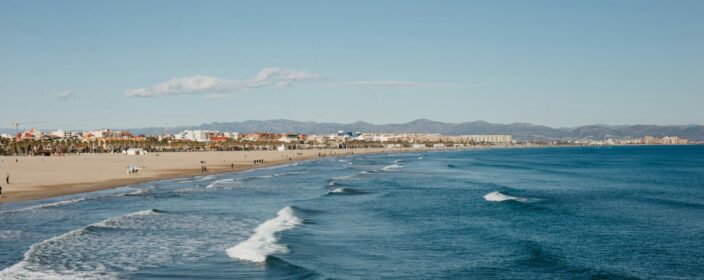 valencia strand spanien