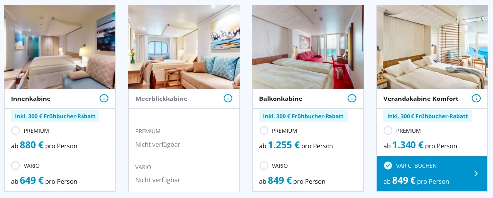 AIDA Kurztrip: 1 Woche Mittelmeerkreuzfahrt mit Verandakabine und Vollpension ab 849€ p.P.