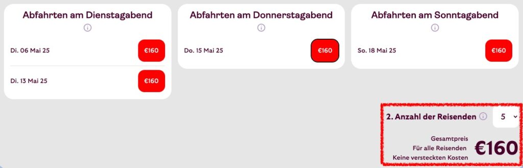 Bahntickets: Privatabteil im Nachtzug (z.B. nach Amsterdam, Den Haag, Brüssel) ab 25€ p.P.