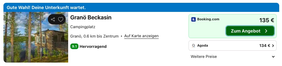 Baumhaus in Schweden: Übernachtung im Vogelnest Baumhaus mit Frühstück ab 224€ p.P.