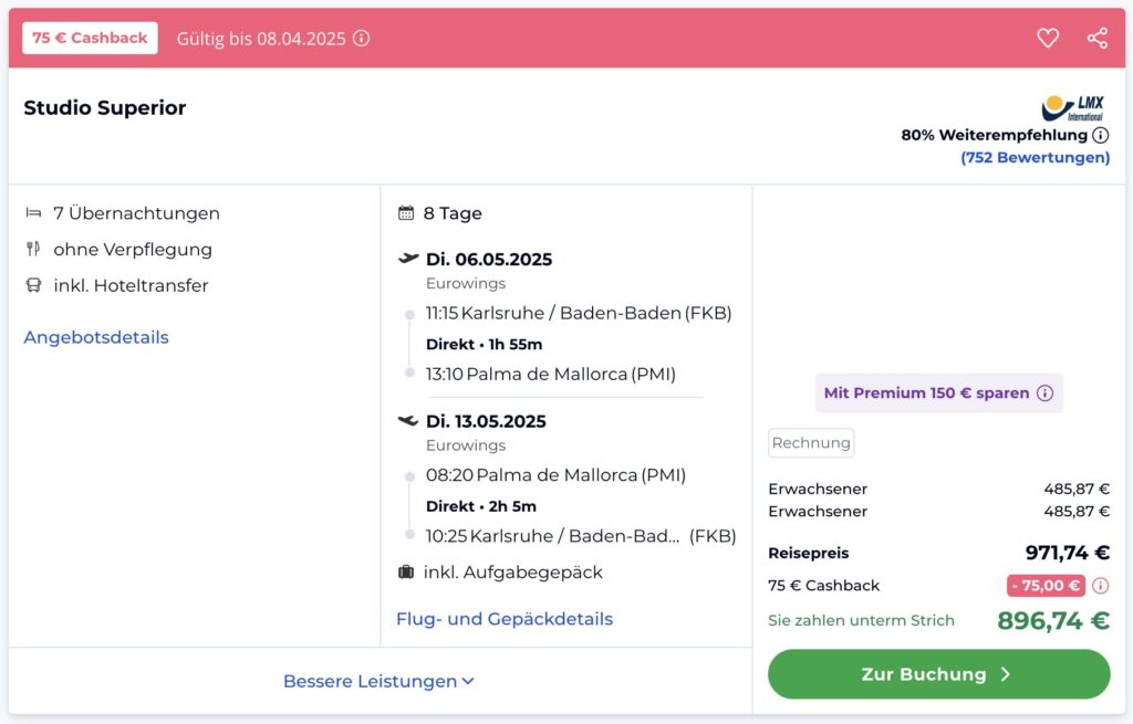 Mallorca Kurztrip: 1 Woche mit Hotel & Flug ab 227€ p.P.