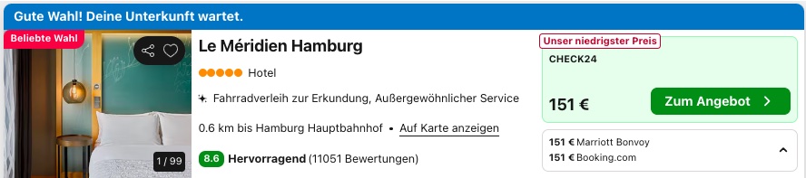 Wellness in Hamburg – Übernachtung im 5* Hotel an der Außenalster mit Frühstück ab 96€ p.P.