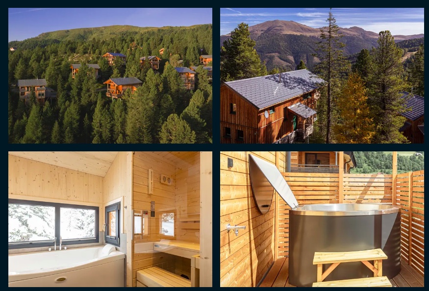 Almhütte mieten: 5 Tage in Baumhaus Lodge mit Whirlpool ab 175€ p.P. bei Vollbelegung