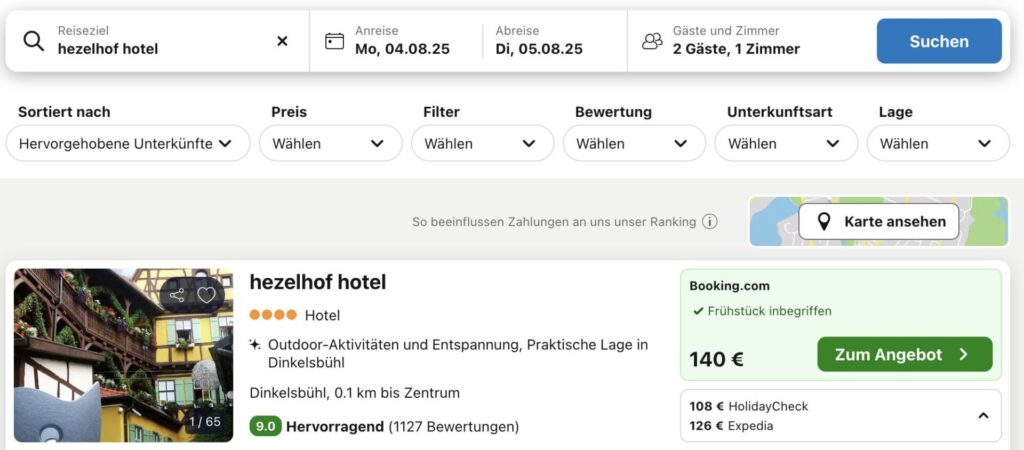 Dinkelsbühl Kurztrip – 4* Hotel in der Altstadt inkl. Frühstück ab 52€ p.P. (DZ)