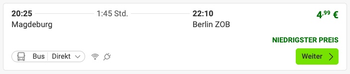 Flixbus Angebot