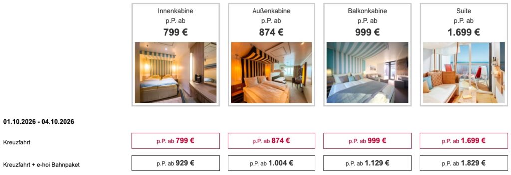 Kreuzfahrt Kracher: 4 Tage 90s Super Cruise mit bekannten Live Acts und Vollpension ab 799€ p.P.