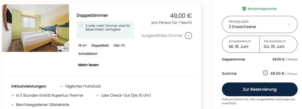 Kurzurlaub in Bayern: 3* Hotel mit Frühstück, Late Check Out + Eintritt in die Rupertus Therme ab 49€ p.P. (DZ)