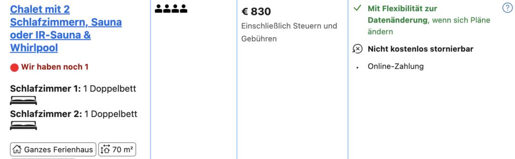 Kurzurlaub in Österreich: 4 Tage im Chalet mit Sauna und Whirlpool ab 185€ p.P. (bei 4 Leuten)