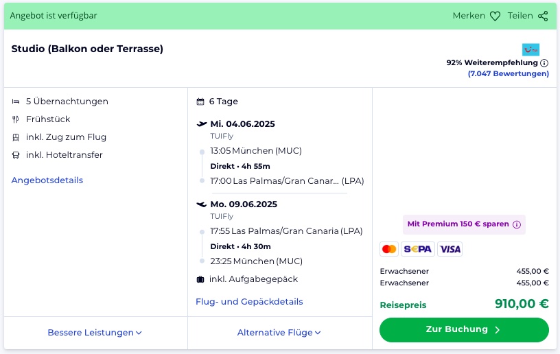 Last Minute Gran Canaria Urlaub