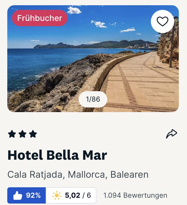 Trip nach Mallorca: 1 Woche mit Frühstück, Flug & Transfer ab 395€ p.P.