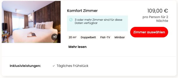Urlaub in Holland: 3 Tage mit Frühstück ab 99€ p.P., Zimmer mit Jacuzzi ab 149€ p.P.