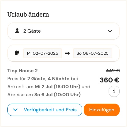 Ferienhaus in Holland: 5 Tage im Tiny House ab 187€ p.P. (z.B. im Juli)