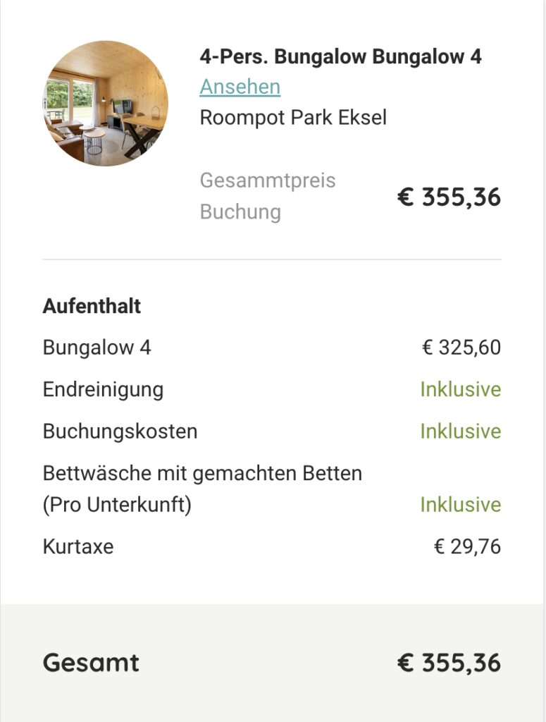Ferienpark Belgien – 5 Tage im Bungalow ab 80€ p.P. (zB im Mai)
