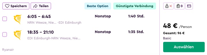 Kurztrip nach Edinburgh