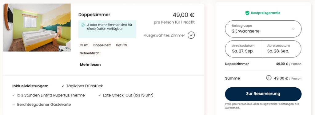 Kurzurlaub in Bayern: 3* Hotel mit Frühstück, Late Check Out + Eintritt in die Rupertus Therme ab 49€ p.P. (DZ)