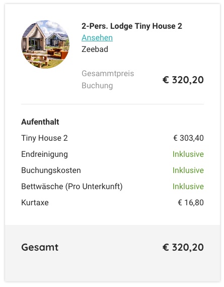 Nordsee Ferienhaus: 5 Tage Niederlande im strandnahen Tiny House ab 160€ p.P. (bei 2 Leuten)