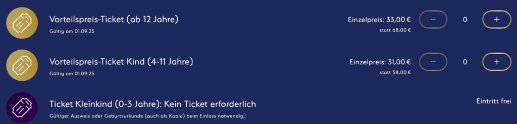Phantasialand Tickets für Frühbucher schon ab 29€