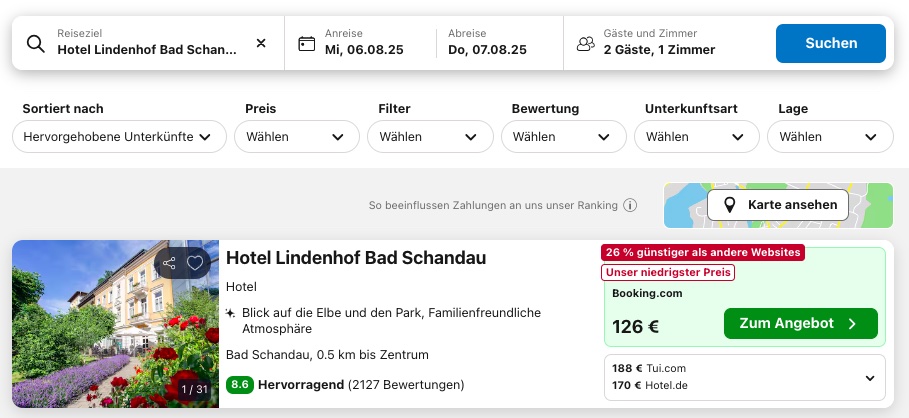 Urlaub im Elbsandsteingebirge: top Unterkunft in Bad Schandau ab 68€ p.P.