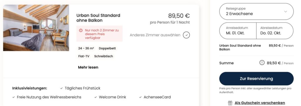 Urlaub in Tirol: 3 Tage im 4* Hotel am Achensee inkl. Frühstück, Wellness & Extras ab 139€ p.P. (DZ)