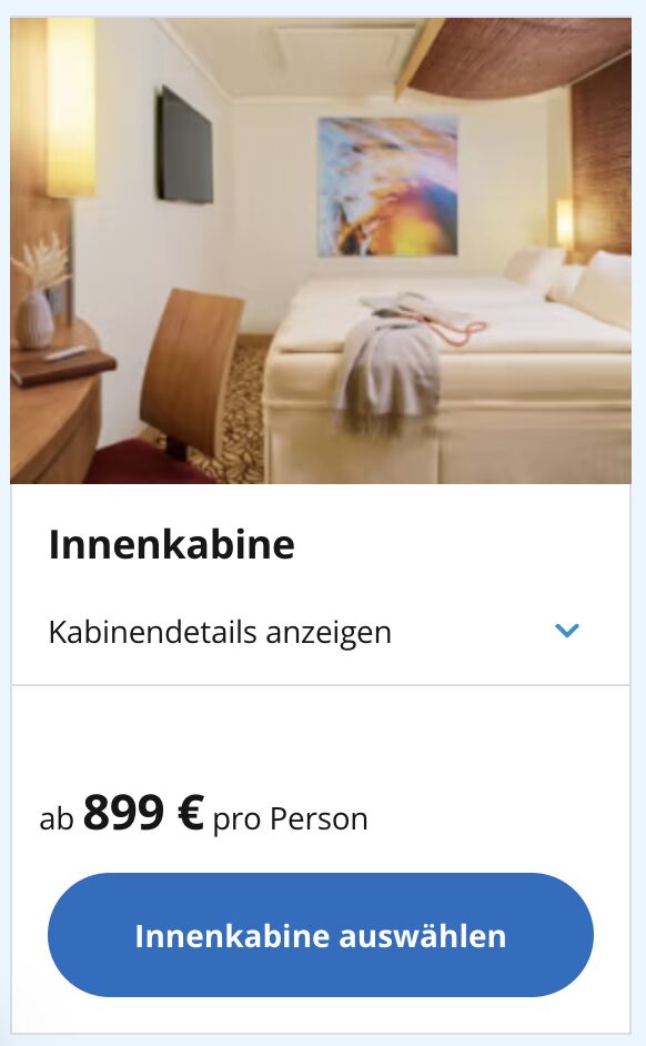 AIDA Mittelmeerkreuzfahrt – 1 Woche inkl. Vollpension ab 549€ p.P.