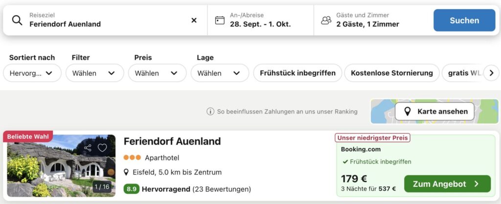 Auenland Feriendorf: 4 Tage im Erdhaus inklusive Frühstück ab 266€ p.P. (DZ)